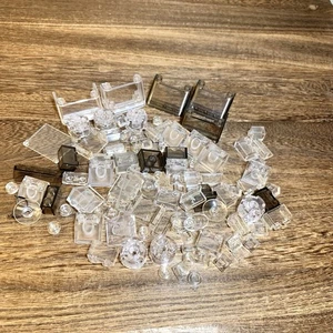 Lego Bundle Of Trans Clear 100 Pieces - Picture 1 of 5