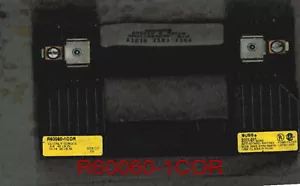NUOVO PORTAFUSIBILI BUSSMAN R60060-1CR 60A 600 VOLT 1 POLO R60060 - Foto 1 di 1