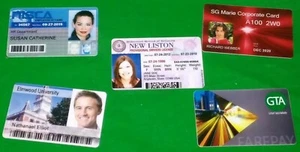 One Custom Business Company Staff Membership ID Card Printed on Plastic PVC - Picture 1 of 5