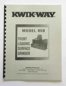 Amoladora de superficie manual Kwik Way modelo 859 - Imagen 1 de 1