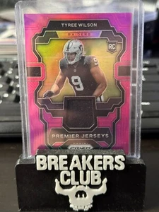 Maglie Tyree Wilson 2023 Panini Prizm Premier #PJ-TW Pink Prizm Relic - Foto 1 di 2
