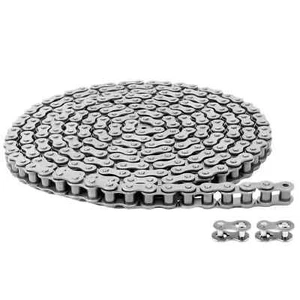 #60H Heavy Duty Roller Chain 10 Feet with 1 Connecting Links - Picture 1 of 1