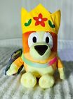 Queen Bingo Bluey Friends 8" Plush By Moose Toys New With Tags