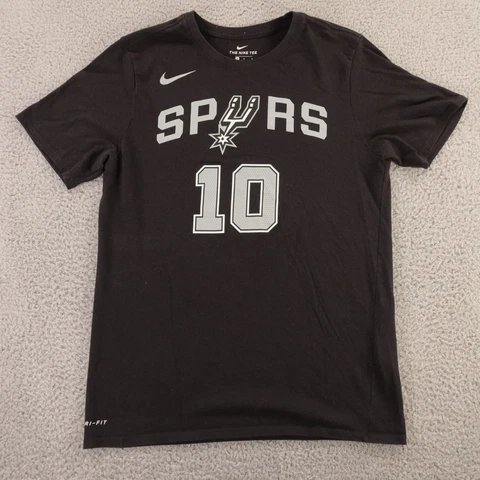 DeMar DeRozan San Antonio Spurs Shirt Mens Medium Black Cotton Blend Nike NBA Cover