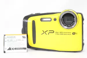 Fujifilm FinePix XP120 Yellow Shock & Waterproof Wi-Fi Digital Camera From Japan - Picture 1 of 11