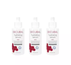 3 x Siero Viso Idratante Decubal 30ml | Idratazione Profonda per Pelli Sensibili - Foto 1 di 2