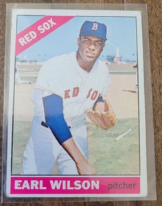 1966 TOPPS HIGH NUMBER 7TH SERIES CARD EARL WILSON RED SOX TIGERS PADRES # 575 - Picture 1 of 2