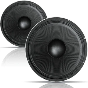 Pair of SoundLab 400w Full Range Chassis Speaker Driver 8 Ohm 15 Inch High SPL - Picture 1 of 3