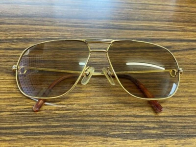 Vintage Cartier Sunglasses Eyeglasses 62 14 Made in France 1981' - Image 1 of 4
