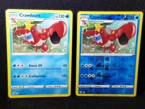 Crawdaunt 039/163 <and> Crawdaunt 039/163 Reverse-holo MINT - Pack to sleeve - Photo 1/1