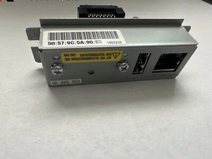 EPSON Network Card UB-E04 M329A TM-T88III TM-T88IV TM-T88V TM-U220 Toast - Picture 1 of 4