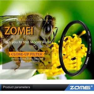 Zomei 72MM Macro Close-Up Lens Filter+1/+2/+3/+4/+8/+10 f/ Canon Nikon Sony DSLR - Picture 1 of 17