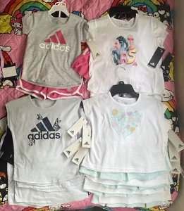 Adidas 2 Piece Sets Girls Clothing Bundle Lot NEW (11 Sets Total) - Picture 1 of 12