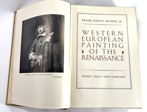 Western European Painting Of The Renaissance Vintage 1939 Hardback - Picture 1 of 13