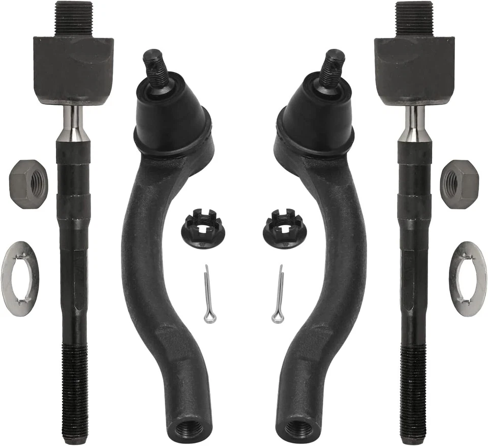 Front Inner & Outer Tie Rods for 2009 2010 2011 2012 2013 2014 2015 Honda Pilot - Image 1 of 1