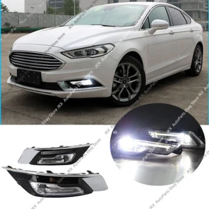 For Ford Fusion Mondeo 2017-2018 LED Driver Fog Light DRL Daytime Running lamp k - Picture 1 of 12