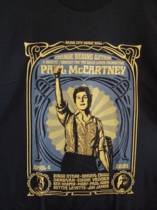 Paul McCartney Change Begins Within David Lynch Foundation RCMH 2009 L T-Shirt - Bild 1 von 3