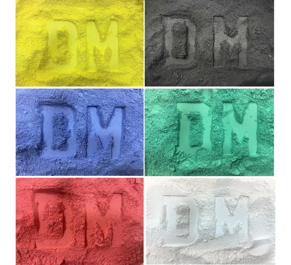 DALTON MANOR POWDER PAINT 6 X 100GM STANDARD  COLOURS EN71 CERTIFIED MADE IN UK - Image 1 of 4