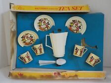 N G0104 Vintage 1960s 70s Walt Disney Mickey Minnie Mouse Tea Set w box
