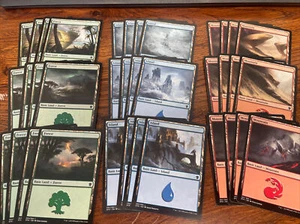 MTG Magic Dragons Of Tarkir Basic Land Playset, 4x Of Each Art (60 Total) - Picture 1 of 2