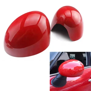 For MINI Cooper F54 F55 F56 F57 F60 14-19 Red Side Mirror Cover Cap W/O Light - Picture 1 of 3