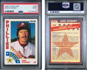 Mike Schmidt 1984 O-Pee-Chee #388 PSA 9 MINT 101748104 POP - Picture 1 of 1