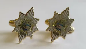 Military Cufflinks  Worcestershire & Sherwood Forester - Picture 1 of 6