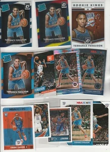 TERRANCE FERGUSON LOT (12) VERSCHIEDENE MIT 6 2017-18 ROOKIES OPTIC ROT & GELB RC - Bild 1 von 2
