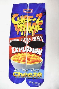 Calcetines ODD SOX CHEE-Z MAC Crew Talla Única Macarrones N Queso - Imagen 1 de 7