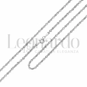 Collana modello iride unisex oro bianco 18kt grammi 3,40 cm60 - Picture 1 of 1