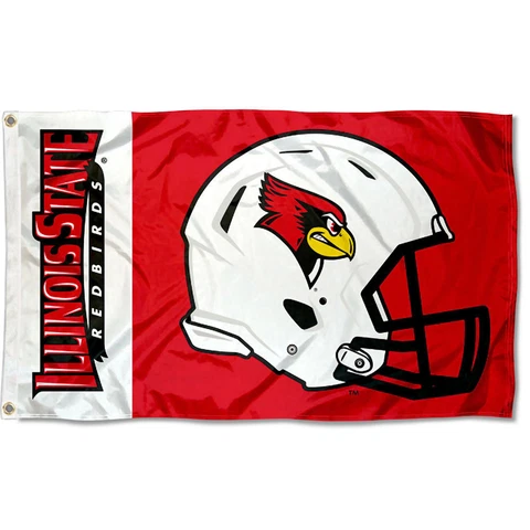Illinois State Redbirds Football Helmet Flag Large 3x5 Cover