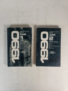 Libros de especificaciones de autos de pasajeros Ford 1990 1 y 2, OEM, rueda delantera, rueda trasera - Imagen 1 de 8