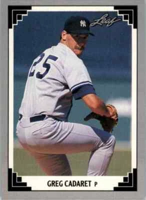 1991 Leaf Greg Cadaret #415 - Image 1 of 2