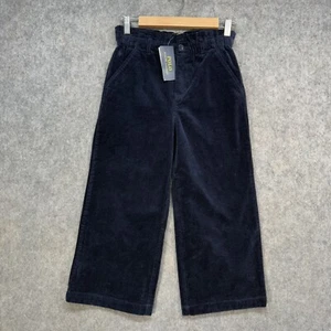 Pantalón Polo Ralph Lauren Niñas Talla 12 Años Pana Azul Marino Frente Plano Nuevo con Etiquetas - Imagen 1 de 14