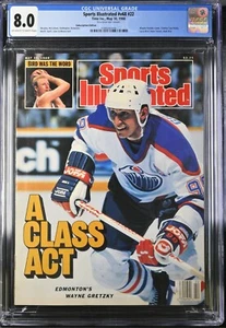 Wayne Gretzky Sports Illustrated 1988 "A Class Act" CGC 8.0 (label removed) - Picture 1 of 2