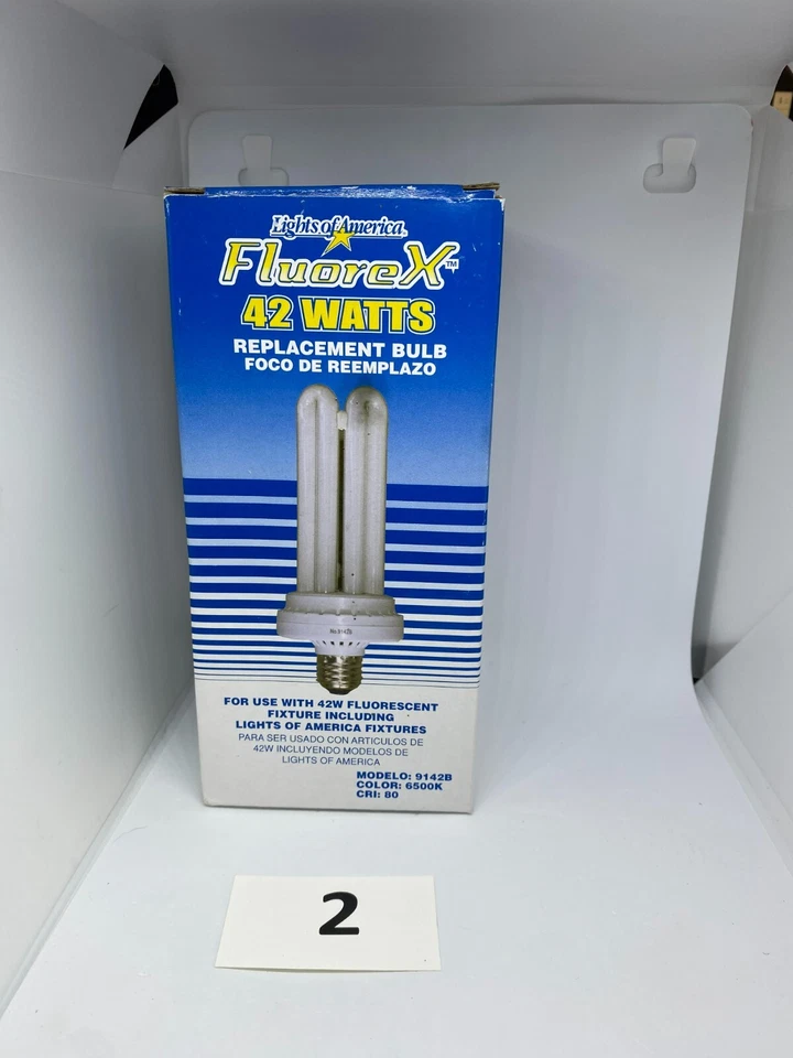 Lights Of America 9142B 4-Tube CFL Bulb - White - Image 1 of 4