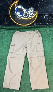 Gash Hao Convertible Pants Men 36x30 Tan Khaki Cargo Zip Off Hike Hybrid Outdoor - Picture 1 of 8
