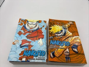 Naruto 3 in 1 Manga Band 1 & 2 (Bände 1-6) Englisch - Bild 1 von 8