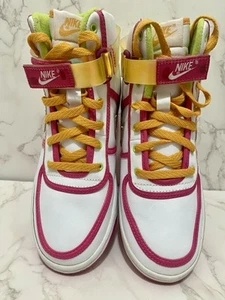 Nike Vandal High GS 317038-162 Size 5Y Youth Size White/Pink - Picture 1 of 7