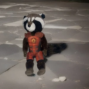 Marvel Guardians Of The Galaxy Rakete Waschbär Plüsch Stofftier - Bild 1 von 6