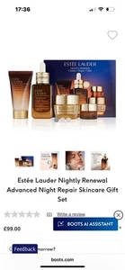 Estee Lauder Nightly Renewal Advanced Night Repair Skincare Gift Set - Picture 1 of 9