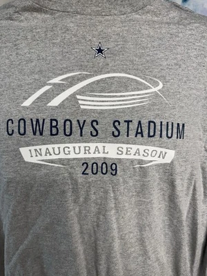 Camiseta para hombre Dallas Cowboys Stadium temporada inaugural 2009 talla 2XL XXL Foto 1 de 4