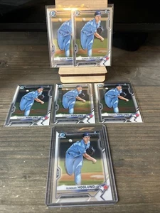 Gunnar Hoglund 2021 1° Bowman Chrome Prospect Lotto x6 - Foto 1 di 2