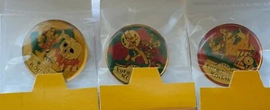 1992 Euro Disney Opening 3 Pins, Goofy Train, Donald Pirate und Pluto Spacedog - Bild 1 von 5