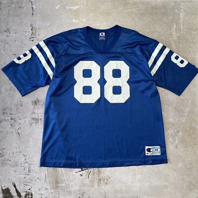 Camiseta deportiva vintage de los 90 Marvin Harrison Indianapolis Colts campeón de la NFL (talla XL) Foto 1 de 4