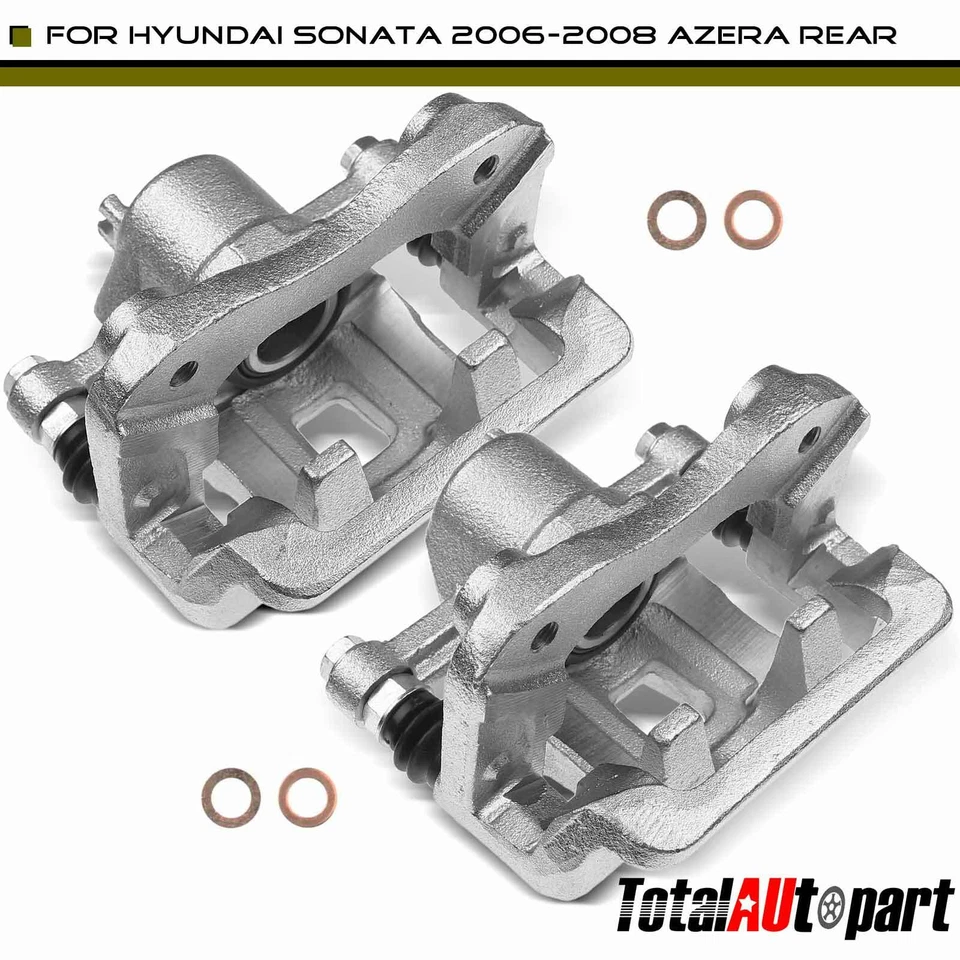 2x pinça de freio a disco para Hyundai Sonata 2006-2008 Azera 2006-2009 traseira LH e RH - Imagem 1 de 4
