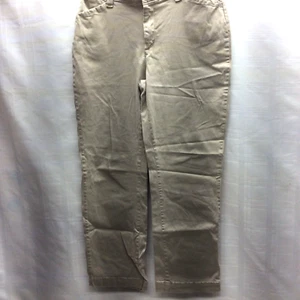 Lee Womens Beige Relaxed Fit At The Waist Jeans Sz 10 Short Casual Comfort - Picture 1 of 9