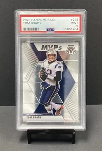 Panini Mosaic 2020 #298 Tom Brady Jugador Más Vp PSA 9 como nuevo Patriots/Bucs - Imagen 1 de 1