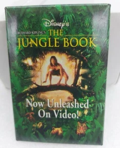 Disney Rudyard Kipling's Jungle Book Promotional Button Pin Video VHS Vintage  - Picture 1 of 2