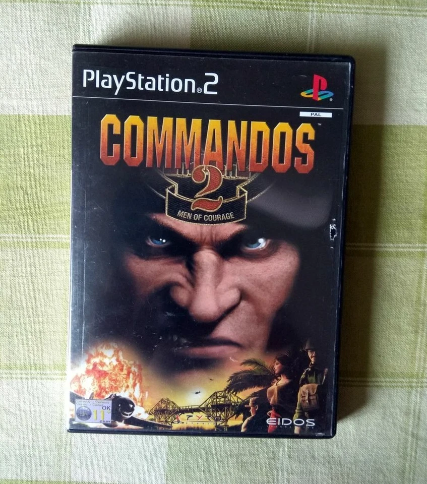 Commandos 2: Men of Courage (Sony PlayStation 2, 2002) PAL - Complete - Image 1 of 3
